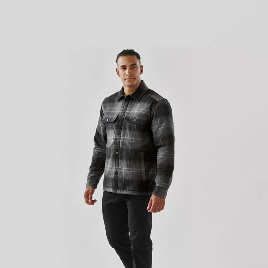 Men's Highland Sherpa Lined Plaid Jacket - CJK-1M