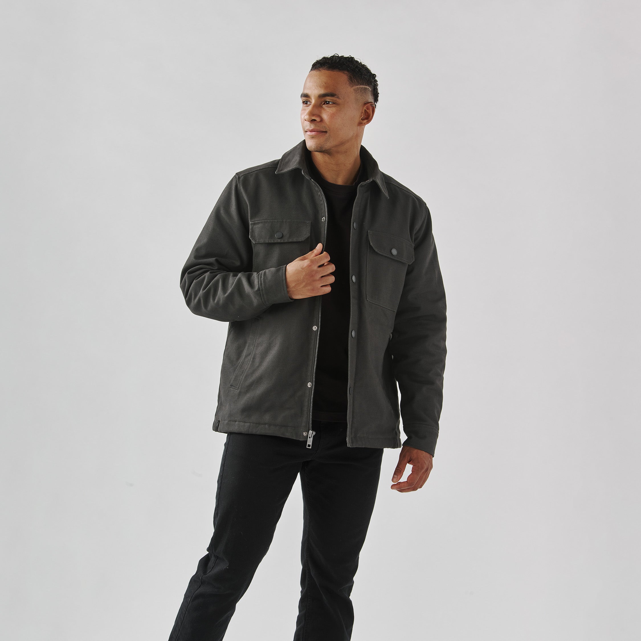 Men’s Oxide Sherpa Lined Canvas Jacket - CJK-2M