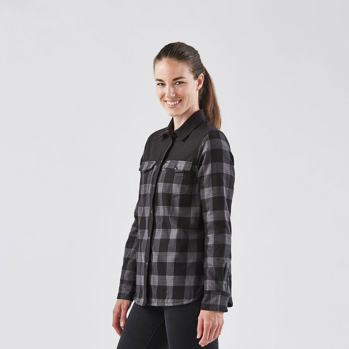 Women's Plaid Insulated Flannel Jacket
