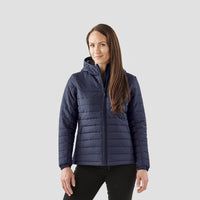 Women's Nautilus Quilted Hoody - QXH-1W