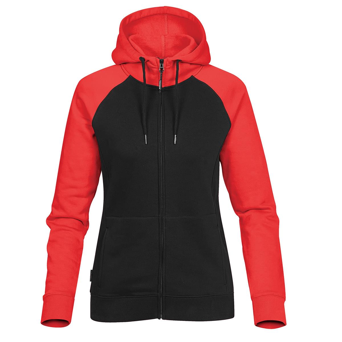 Bright red hotsell zip up hoodie