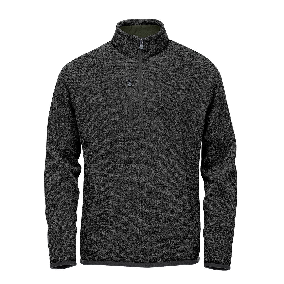 Black zip pullover sale
